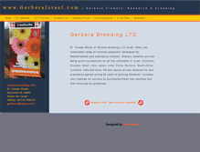 Tablet Screenshot of gerberaisrael.com